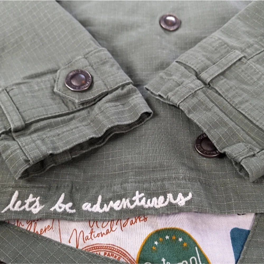 OshKosh Jacket Snap Front Girl's Size 4T - Picture 4 of 6